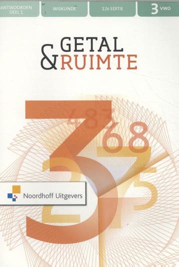 deel 1 3 vwo wiskunde / Getal & Ruimte / Antwoordenboek, Verzenden, Gelezen, J.H. Dijkhuis
