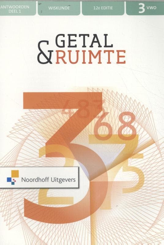 deel 1 3 vwo wiskunde / Getal & Ruimte / Antwoordenboek, Boeken, Wetenschap, Gelezen, Verzenden