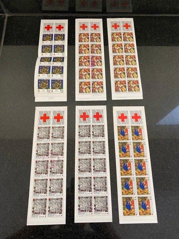 Frankrijk 1962/2000 - Roodkruis-notitieboekjes,, Postzegels en Munten, Gestempeld