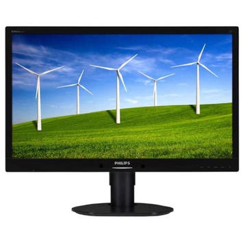Philips Brilliance 241S4LCB1920x1080 - DVI - VGA - Zwart, Verzenden, Refurbished