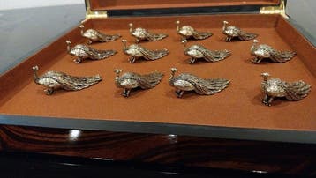 Messensteun (12) - Paons grands Modèls - Metaal