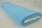 Mousseline stof Aqua blauw – Katoenen stof op rol, Blauw, 120 cm of meer, Ophalen of Verzenden, Katoen