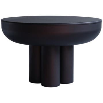 101 Copenhagen Tafel Crown, Laag, Burned Black - Bijzettafel, Minder dan 45 cm, Zo goed als nieuw, Overige vormen, 55 tot 75 cm