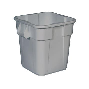 Rubbermaid Vierkante Brute container 106 ltr - grijs, Verzenden, Nieuw