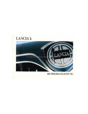 1997 LANCIA KAPPA INSTRUCTIEBOEK DUITS