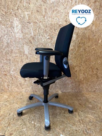 Bureaustoel Haworth Comforto 77 - zwarte stoffering - tw..., Nieuw in verpakking