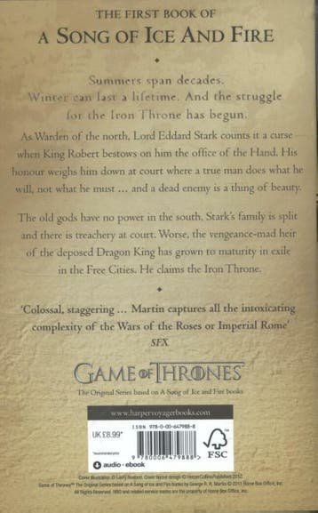 A game of thrones / A Song of Ice and Fire / 1 9780006479888, Verzenden, Gelezen, George R.R. Martin
