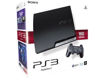 Sony PlayStation 3 slim 160 GB - K-Model, incl. draadloze, Verzenden, Zo goed als nieuw