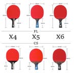 Tafeltennis Bat Set Carbon met Rubbers en Opbergtas, Sport en Fitness, Verzenden, Nieuw