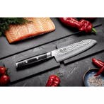 Yaxell Tsuchimon Santoku Koksmes 16,5 cm – VG10 Staal –, Ophalen of Verzenden, Nieuw, Overige materialen, Los bestek