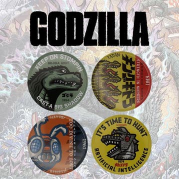 Godzilla Onderzetters (4x), Ophalen of Verzenden, Nieuw