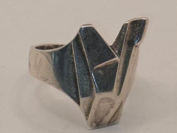 Zonder minimumprijs - Ring Zilver - Lapponia Björn Weckström, Nieuw