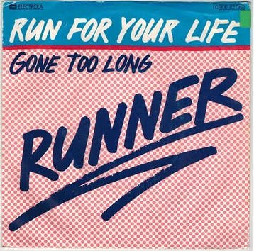 Single vinyl / 7 inch - Runner  - Run For Your Life, Verzenden, Zo goed als nieuw, 7 inch, Rock en Metal