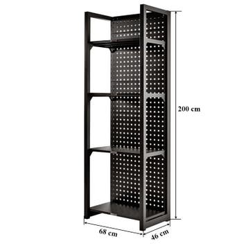 Magazijnstelling grijs antraciet - 68 x 46 x 200 cm met, Doe-het-zelf en Verbouw, Ophalen of Verzenden, Nieuw