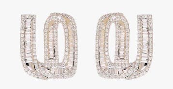 Oorbellen - 14 karaat Witgoud - 1.58ct. tw. Diamant, Nieuw