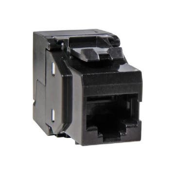 Keystone RJ45 - Cat6 U/UTP (Zwart), Verzenden, Nieuw