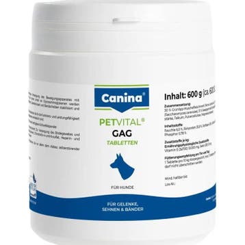 Canina Petvital GAG Tabletten - 600 g, Verzenden, Nieuw