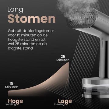 2dekans | FLOWSTEAM® Luxe Kledingstomer - Handstomer -, Ophalen of Verzenden, Zo goed als nieuw
