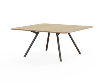 Bridge vergadertafel 160 x 160 cm, ronde poten, Overige plaatsen, Ophalen of Verzenden, Nieuw in verpakking, Tafel