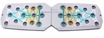 Opvouwbare Push-Up Boardset – Fitness Trainer Borst en Core, Verzenden, Nieuw