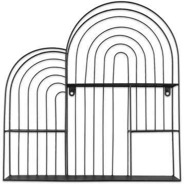 Wandplank - Wandrek - Livion Ivar - Inclusief Hanger - Zwart, Ophalen of Verzenden, Nieuw