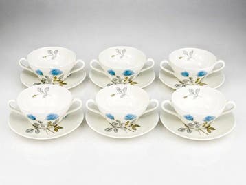Wedgwood - Kom (12) - Been - Ice Rose / jaren 1960-1970, Antiek en Kunst