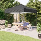vidaXL Partytent inklapbaar 2x2 m antracietkleurig, Tuin en Terras, Verzenden, Nieuw, Partytent