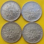 Frankrijk. 5 Francs 1960/1964 Semeuse (lot de 4 monnaies en, Postzegels en Munten, Munten | Europa | Niet-Euromunten