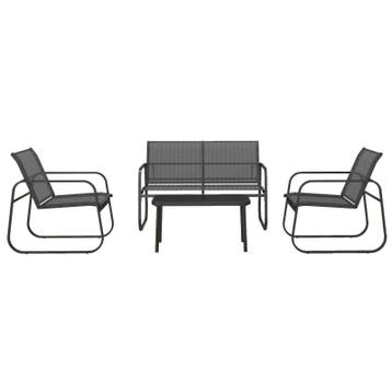 TRUUSK 4-delige Tuinset - 2 Fauteuils - 2-zitsbank - Tafel M, Verzenden, Nieuw