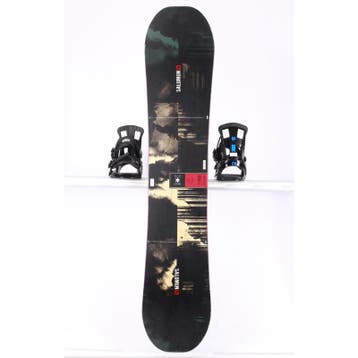 150 snowboard SALOMON WILD CARD, Black/red, FLAT/rocker, Verzenden, Gebruikt