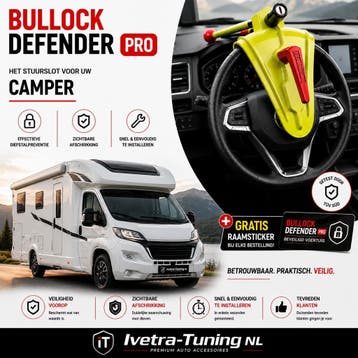 Stuurslot Camper | Stuurlock Camper | Beveiliging Camper, Ophalen of Verzenden, Nieuw