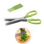 RÖR Solingen Kruidenschaar met 5 Messen – Kunststof Heft., Ophalen of Verzenden, Nieuw