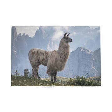 Deurmat Alpaca bergen 75x50cm, Verzenden, Nieuw