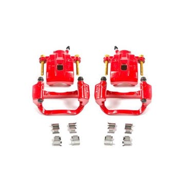 Power Stop 08-15 Toyota Sequoia Rear Red Calipers w/Brackets, Ophalen of Verzenden, Nieuw