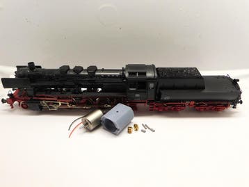 micromotor HF017G ombouwset Fleischmann BR 38*, BR 50, P86, Overige merken, Gelijkstroom, Verzenden, Overige typen