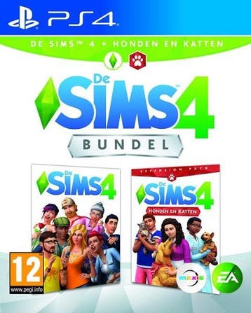 De Sims 4 + Honden en Katten Bundel PS4 Morgen in huis!, 1 speler, Ophalen of Verzenden, Zo goed als nieuw, Vanaf 12 jaar
