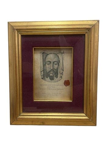 Relikwie - Glas, Hout, Fluweel, Papier - 1850-1900 - Ware, Antiek en Kunst