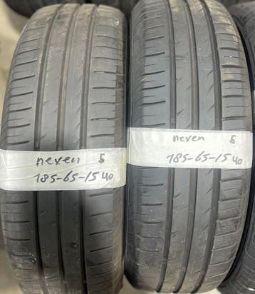 2x185-65-15 Nexen Zomer 2x5mm €40 Per band 185 65 15, Ophalen, Gebruikt, 15 inch, 185 mm