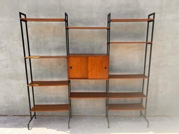 Boekenkast - Hout, Metaal