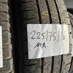 2 x Michelin 225-75-16 C Zomerbanden 5mm, 16 inch, Ophalen of Verzenden, Band(en), Bestelwagen