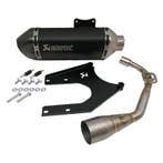 Akrapovi Black Edition Uitlaat + JM Tuning Voorbocht, Ophalen of Verzenden, Nieuw