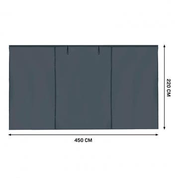 2dekans | VonRoc Zijwanden Set 3x4,5m voor Premium Partytent, Ophalen of Verzenden, Zo goed als nieuw