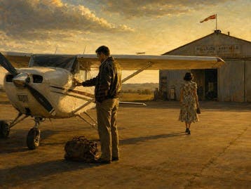 Luc Best - Last Flight (on Canvas)