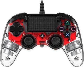 Nacon Compact LED Controller - Rood PS4 Morgen in huis!, Spelcomputers en Games, Spelcomputers | Sony PlayStation Consoles | Accessoires