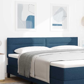 vidaXL Hoofdbord Blauw 180 cm Stof, Verzenden, Nieuw, Stof
