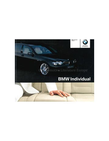 2003 BMW 7 SERIE INDIVIDUAL BROCHURE ENGELS, Boeken, Nieuw, BMW, Author