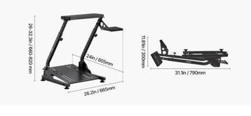 Racing Wheel Stand met Shifter Verstelbaar Opvouwbaar, Verzenden, Nieuw