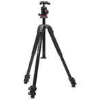 Manfrotto 190X alu tripod kit with AS Balhoofd, Audio, Tv en Foto, Fotografie | Statieven en Balhoofden, Nieuw, 150 tot 175 cm