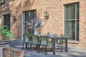 Suns Tutti eetset forest green met Rialto tafel teak |, Ophalen of Verzenden, Nieuw