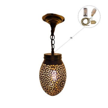 Decoratief ornament - Marokkaanse Messing Hanglamp